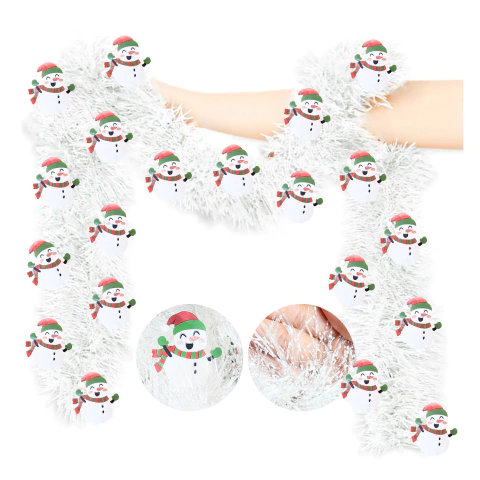 Guirnalda Navidad 2mts Blanca Decorativa 10465 en internet