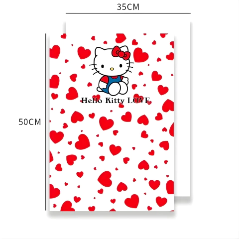 Papel Coreano Bopp p/ Flor o Regalo Hello Kitty 50x35cm - comprar online