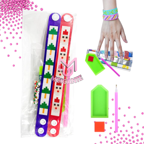 Kit De Pulsera Pintura Diamond Painting 21x3cm - M-GIGANTE