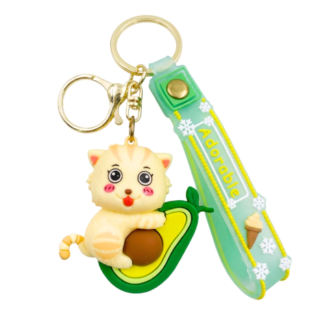 Llaveros Souvenirs Kawaii Animalitos Con Frutas X1 Unidades - tienda online