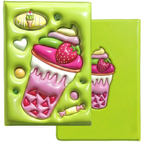 Cuaderno Puff 3D Squishy Escolar Rayado Helados - tienda online