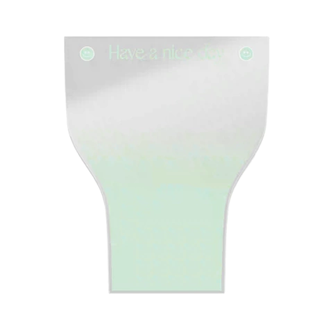 Imagen de x30u Papel Celofán Cono 45x36x20 Flores Trasparente Pack 3195