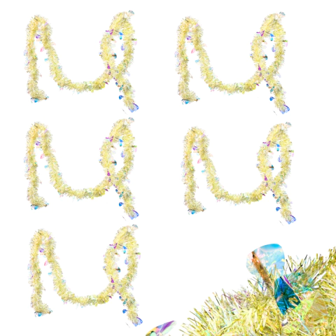 X5u Guirnalda Boa 2mts Adorno Navidad Tornasol Love 10454 - M-GIGANTE
