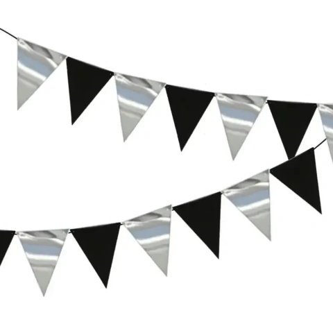 Banderin Triangular Para Decoracion Fiestas 2m aprox