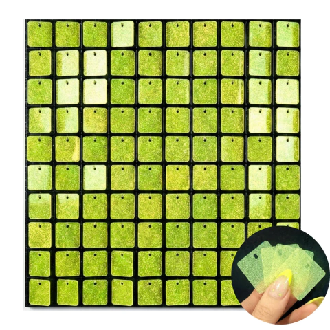 Imagen de Lentejuela Shimmer Wall Cuadrada Con Glitter x 1/2kg