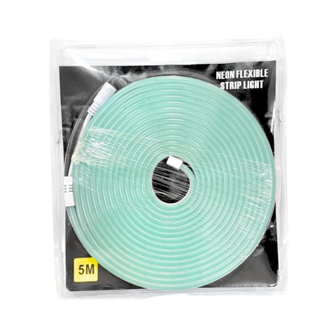 Tira Led Neon Luminaria 5mts 5mm x 12mm 12v Varios Colores DX319 - NO INCLUYE LA FUENTE DE PODER - - M-GIGANTE