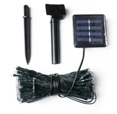 100 LUCES LED GUIRNALDA SOLAR LUZ 10MTS Xu - comprar online