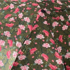 Paraguas Automatico Diseño Flores Portatiles Con Funda Ht3367 en internet