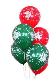 Imagen de Globos De Navideñas 12 Pulgada X 25u
