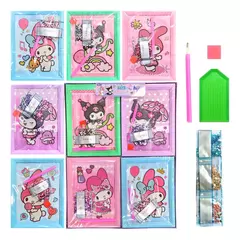 X20 Kit Diamante Kuromi Sanrio 19x12cm Pintura Adhesivo A168 - comprar online
