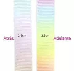 Rollo Cinta Organza 2.5cm X 10m Multicolor Cod. 3038 en internet