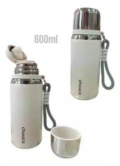 Termo Diseño Degrade 600ml Con Taza Y Limpiador Kh-978 - comprar online