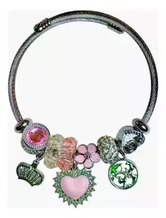 Pulsera Brazalete Brillante Con Detalles 6cm De Diámetro Xu - M-GIGANTE