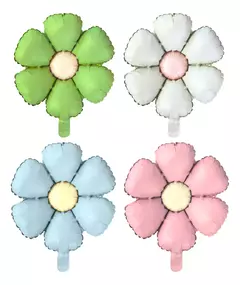 X4u Globos Margaritas Pasteles Flores Primavera Deco 35cm - comprar online