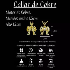 Collar Moño Dorado Delicado Moderno Fashion 571 - tienda online