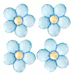 X4u Globos Margaritas Flores Primavera Deco Fiesta 35cm