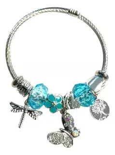 Pulsera Brazalete Brillante Con Detalles 6cm De Diámetro Xu - comprar online