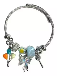 Pulsera Brazalete Brillante Con Detalles 6cm De Diámetro Xu en internet