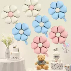 X4u Globos Margaritas Pasteles Flores Primavera Deco 35cm - comprar online