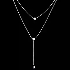 Collar Doble Delicado Moderno Fashion 1394 en internet