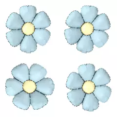Imagen de X4u Globos Margaritas Pasteles Flores Primavera Deco 35cm