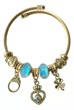 Pulsera Brazalete Brillante Con Detalles 6cm De Diámetro Xu - M-GIGANTE