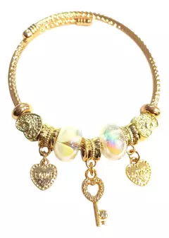 Imagen de Pulsera Brazalete Brillante Con Detalles 6cm De Diámetro Xu