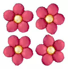 X4u Globos Margaritas Flores Primavera Deco Fiesta 35cm - M-GIGANTE