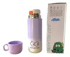 Termo De Acero Con Taza Suprise 450ml Kh-987 - tienda online