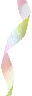 Rollo Cinta Organza 2.5cm X 10m Multicolor Cod. 3038 - tienda online