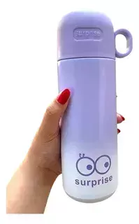 Termo De Acero Con Taza Suprise 450ml Kh-987 en internet