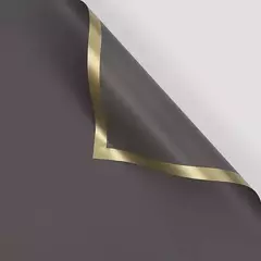 Papel Coreano Bopp Flores Diseño Borde Dorado X20un 3004