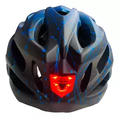 Casco Bicicleta/monopatin C/ Luz Trasera Y C/ Visor X U HT-13FL - M-GIGANTE