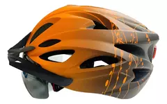 Casco Bicicleta/monopatin C/ Luz Trasera Y C/ Visor X U HT-13FL - comprar online