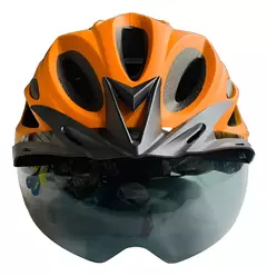 Casco Bicicleta/monopatin C/ Luz Trasera Y C/ Visor X U HT-13FL en internet