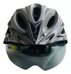 Casco Bicicleta/monopatin C/ Luz Trasera Y C/ Visor X U HT-13FL - comprar online
