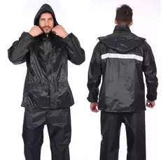 Conjunto Piloto Para Lluvia Hombre Con Capucha Y Bolsillo Talle: XXL Y XXXL en internet