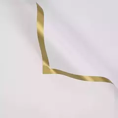 Papel Coreano Papel Bopp Con Borde Dorado de Un Solo Lado Pack x20und #3142
