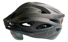 Casco Bicicleta/monopatin C/ Luz Trasera Y C/ Visor X U HT-13FL - comprar online