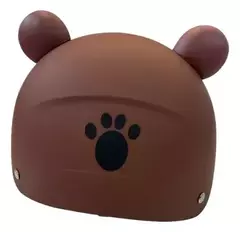 Casco Bicicleta/monopatin Para Niños Diseño Oso Marron Cod 748 en internet