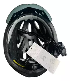 Casco Bicicleta/monopatin C/ Luz Trasera Y C/ Visor X U HT-13FL