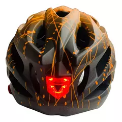 Casco Bicicleta/monopatin C/ Luz Trasera Y C/ Visor X U HT-13FL - M-GIGANTE