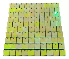 Lentejuela Shimmer Wall Cuadrada Fluor x 1/2kg - M-GIGANTE