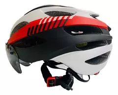 Imagen de Casco Para Bicicleta/monopatín C/visor Y Luz Trasera Usb X U 04GL1
