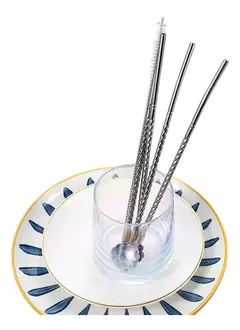 Cucharita Y Sorbete Diseño Flor 2 En 1 Acero Inoxidable x6u - M-GIGANTE