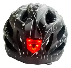Imagen de Casco Bicicleta/monopatin C/ Luz Trasera Y C/ Visor X U HT-13FL