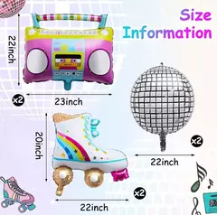 Set de bola disco, radio, patin - comprar online