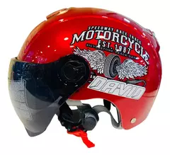 Casco David Para Motocicleta/Monopatin Regulable Cod 753