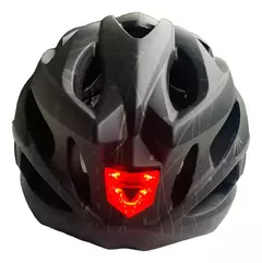 Casco Bicicleta/monopatin C/ Luz Trasera Y C/ Visor X U HT-13FL - M-GIGANTE
