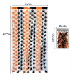 Cortina Tira Lluvia Halloween Cotillon 2x1mts Vario Diseño - comprar online